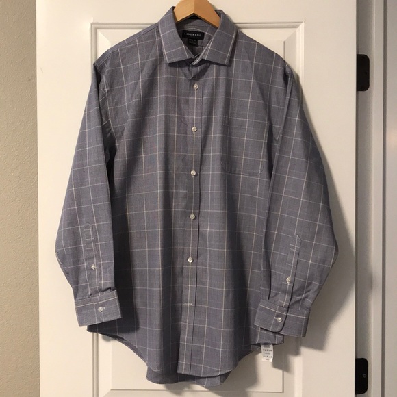 Lands' End Shirts Lands End Tailored Fit No Iron Dress Shirt Poshmark